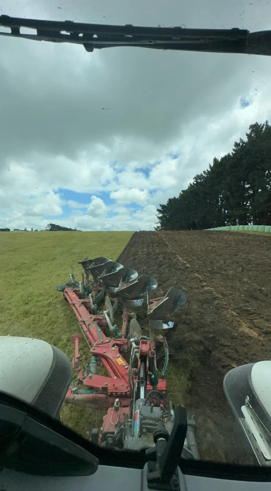 Cultivation work with a discing implement.
